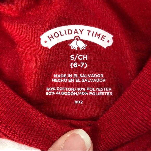 Holiday Time Santa Suit Short Sleeved Tee Size S - Picture 3 of 6